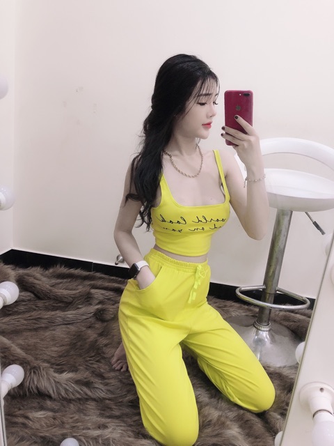 [Mã FATHANG5 giảm 10K đơn 50K] Set Thể Thao Ký Đôi Áo Cổ U Siêu Tone Dáng(Hình Thật Sp) | BigBuy360 - bigbuy360.vn