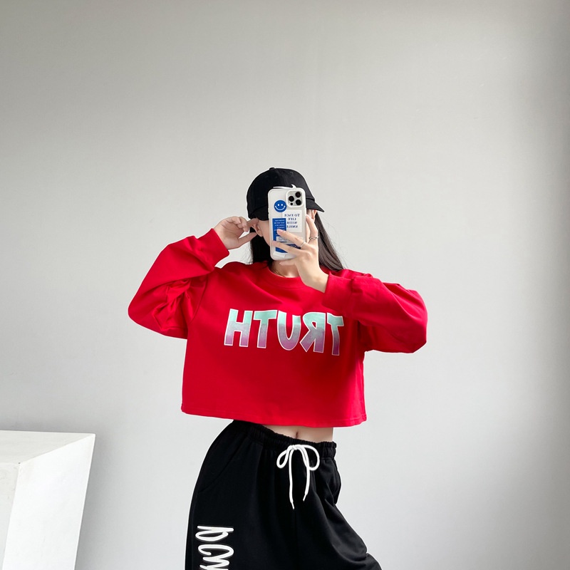 Set áo crop-top JEWIS TRUTH và quần jogger Dancing Hip-hop cá tính - J129