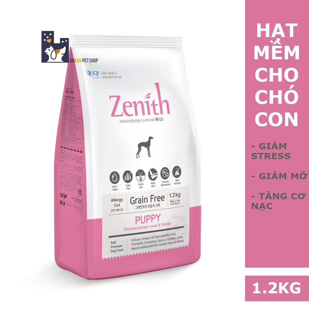 1.2KG_THỨC ĂN HẠT MỀM CHÓ CON ZENITH PUPPY