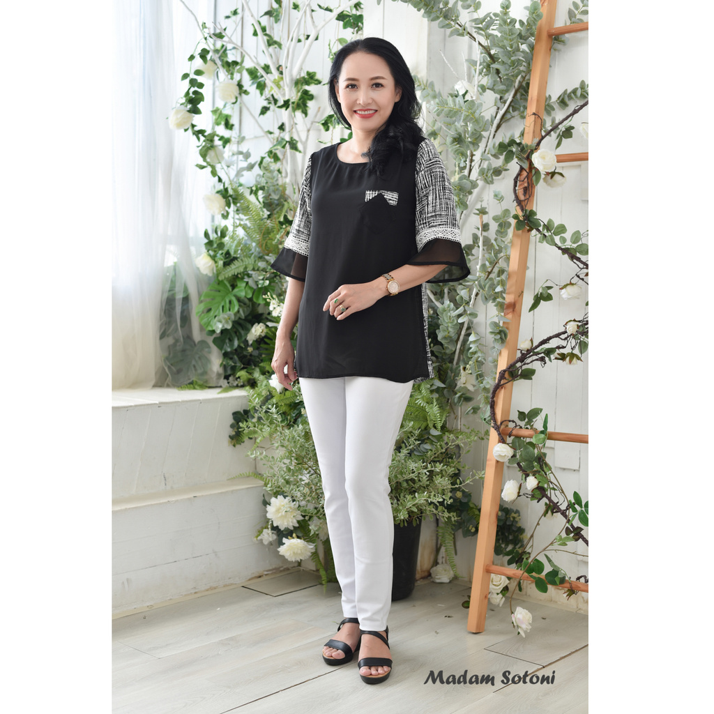 Madam Sotoni - Thời trang trung niên - Áo kiểu nữ trung niên - TMG1005