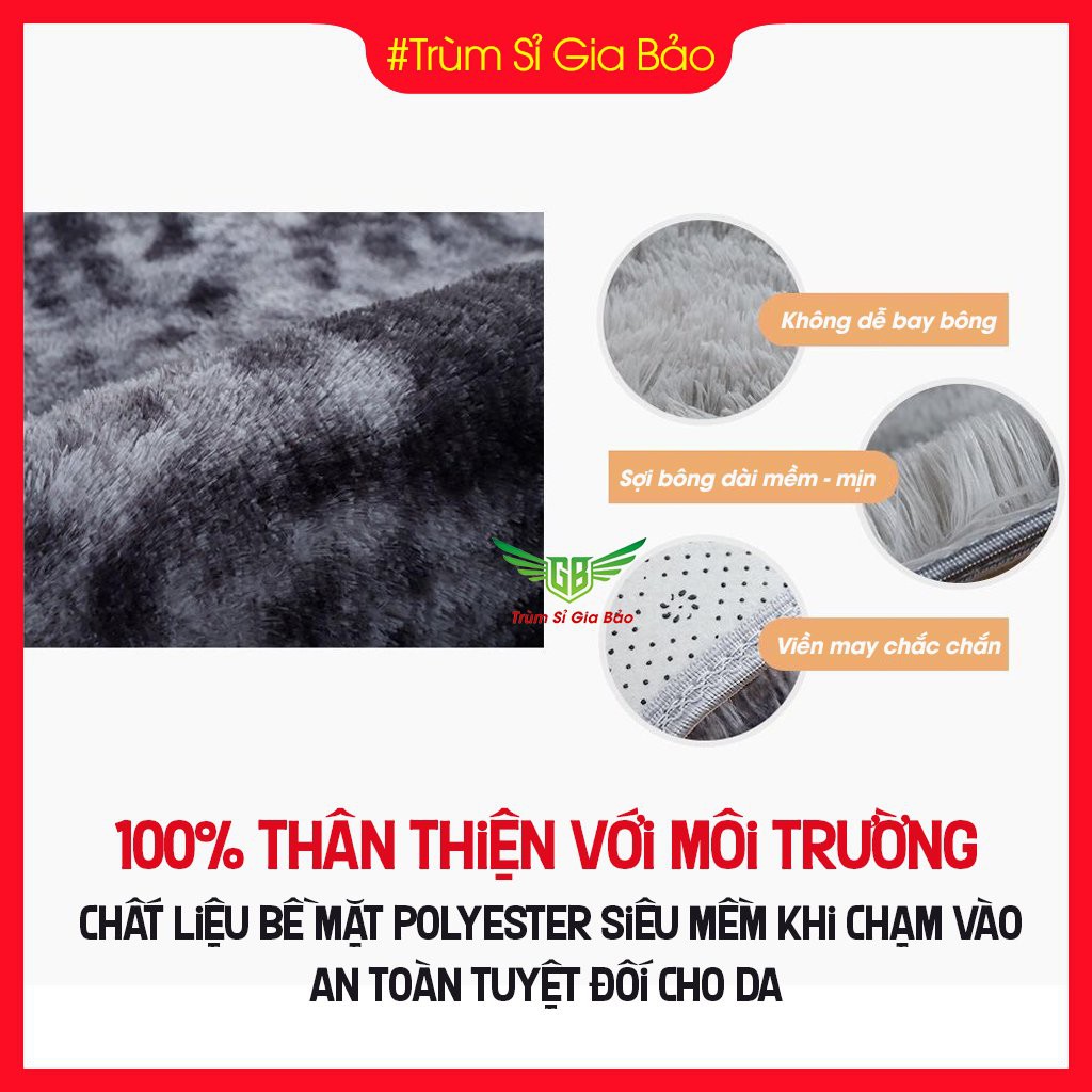 Thảm trải sàn lau chùi chân 40x60 cm , thảm lông loang dùng cho phòng khách - nhà bếp - phòng ngủ mềm mịn , sang trọng