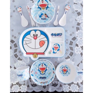 Combo khay và bát ăn dặm Doremon