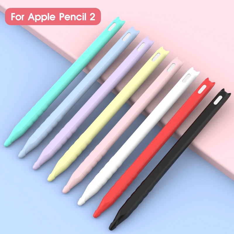 Vỏ silicon mềm bảo vệ bút cảm ứng Apple Pencil 2 chống lạc mất