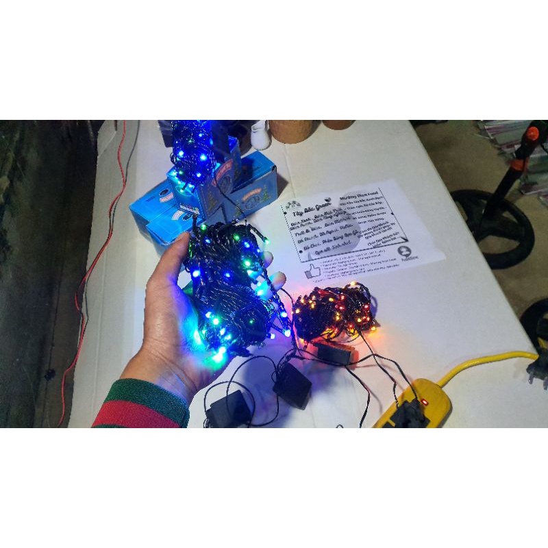 Đèn Led Nháy Tết 🎆 Trang Trí Cây Đào, Mai, Quất..Nhà Cửa Dài 10m