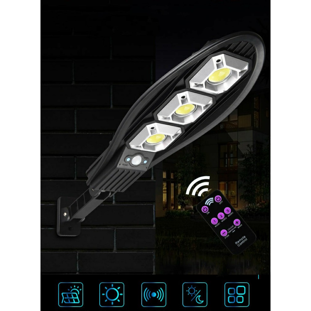 Đèn led năng lượng mặt trời cảm ứng chuyển động hình chiếc lá