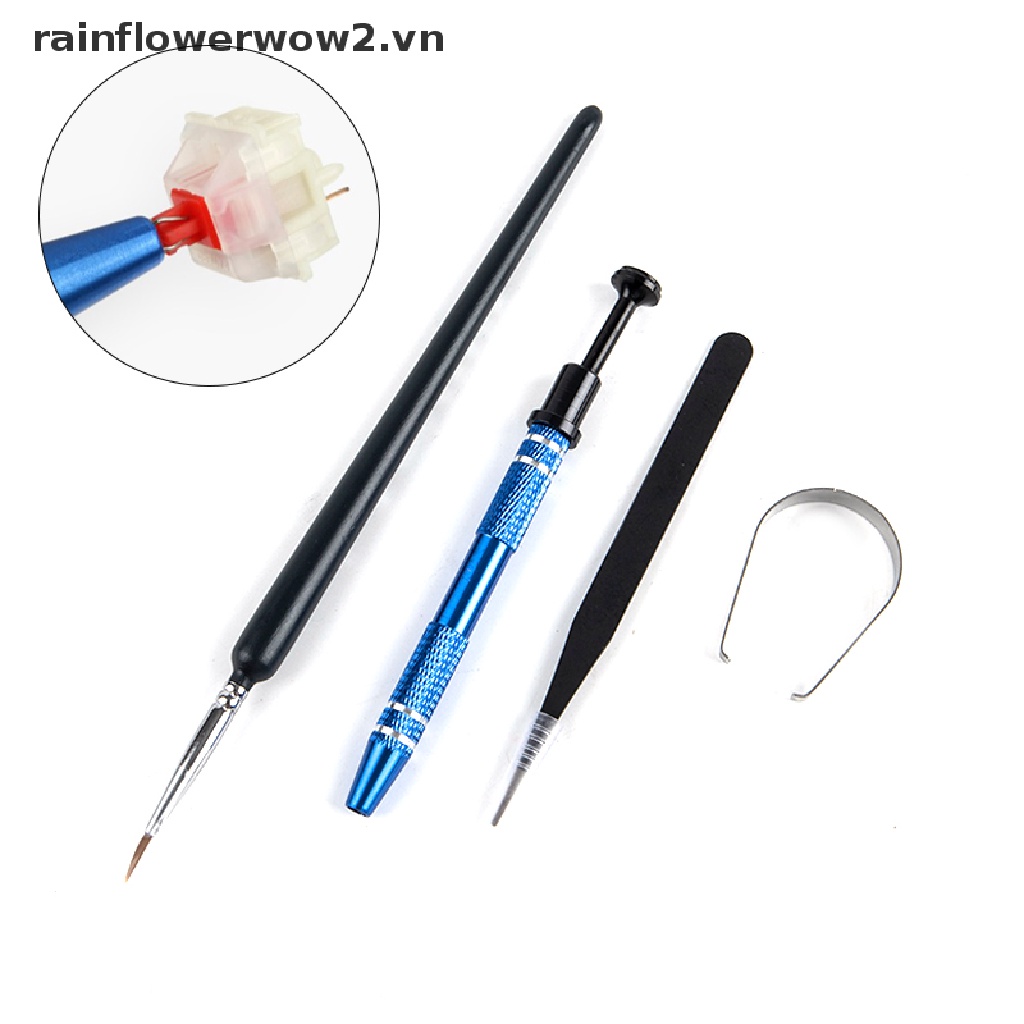 Bộ 4 Dụng Cụ Giá Đỡ Nhíp / Cọ / Công Tắc Cho Bàn Phím Cơ MX