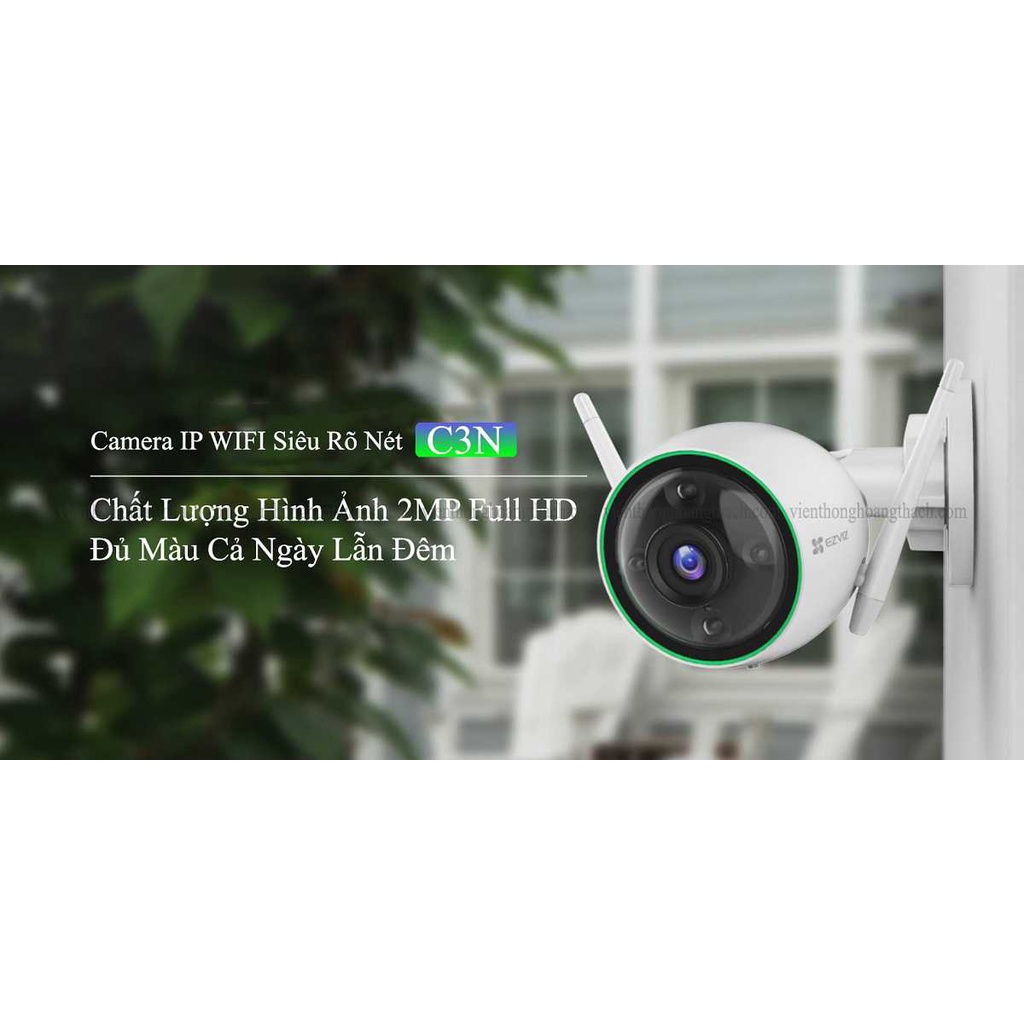 Camera ngoài trời Ezviz C3N 2Mp 1080p có màu ban đêm ,Có AI _ Hàng chính hãng