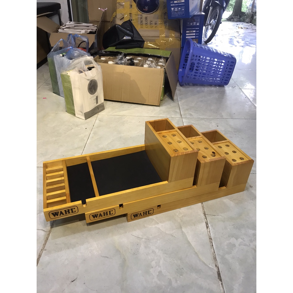 khay gỗ đưng tông đơ