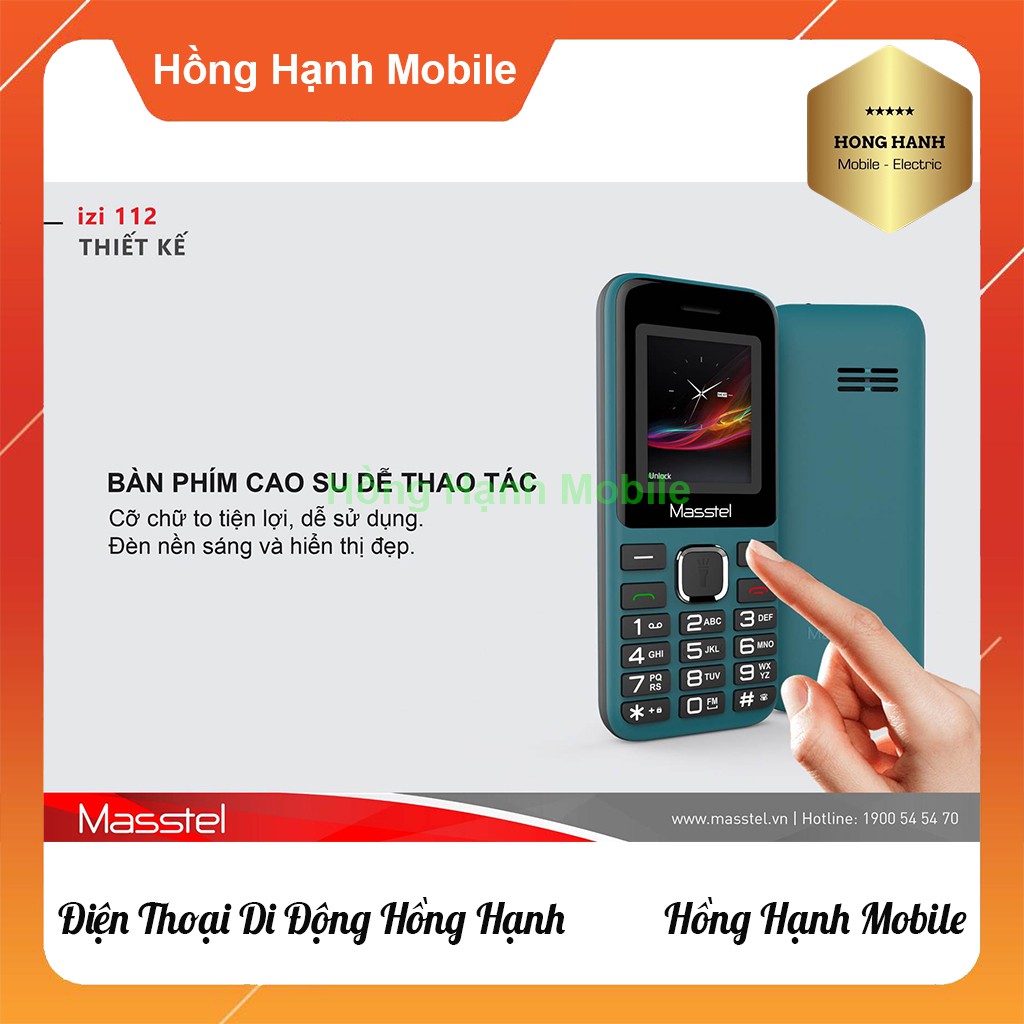 Điện Thoại Masstel iZi 112 - Hàng Chính Hãng - Hồng Hạnh Mobile