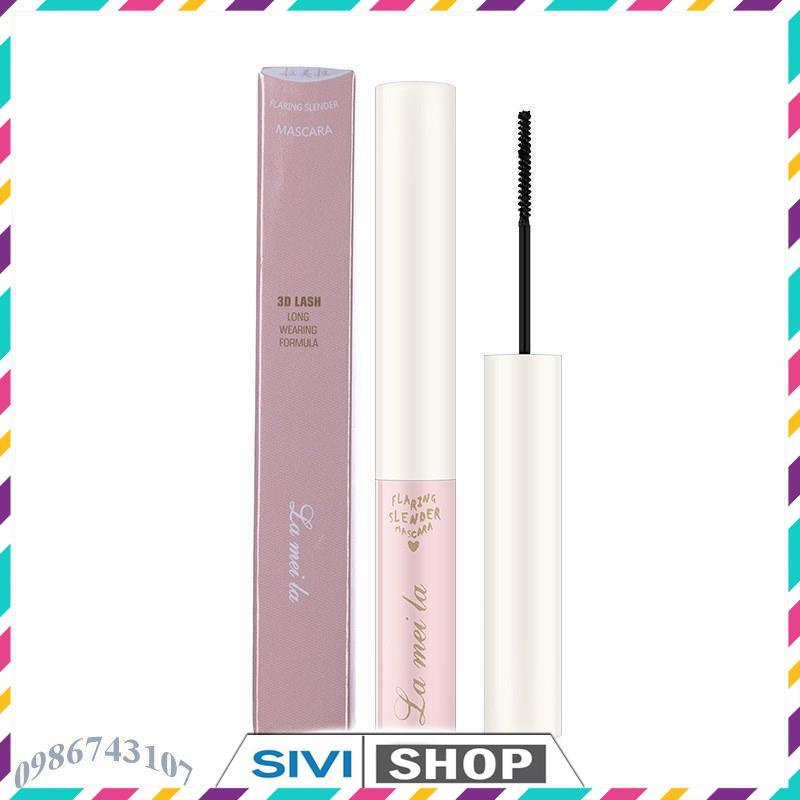 Chuốt mi siêu mảnh tơi mi Lameila Flaring Slender Mascara vỏ Hồng