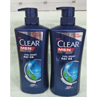 Dầu gội clear men bạc hà