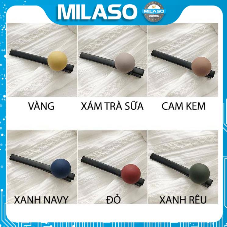Kẹp Tóc Mái MILASO Kẹp Tóc Hàn Quốc Mỏ Vịt Phong Cách Nhiều Màu Xinh Xắn FAH-001254