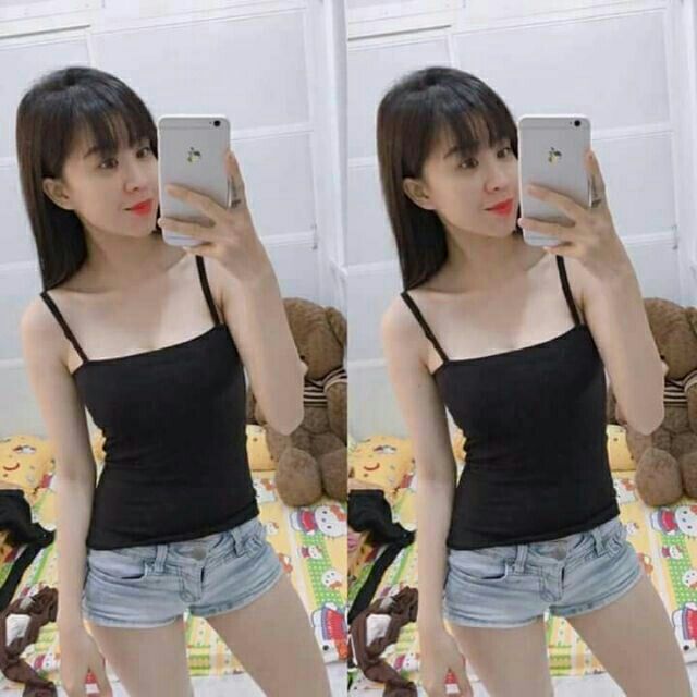 [Freeship đơn 99k] Áo 2 dây ngang from thái sành điệu vải đẹp đủ màu (tặng vòng tay và cột tóc khi mua từ 2 cái) | BigBuy360 - bigbuy360.vn