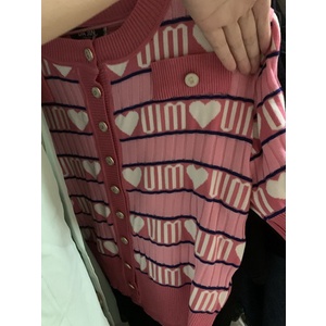 Áo Cardigan Miu Miu len mỏng cộc tay ulzzang công sở nữ