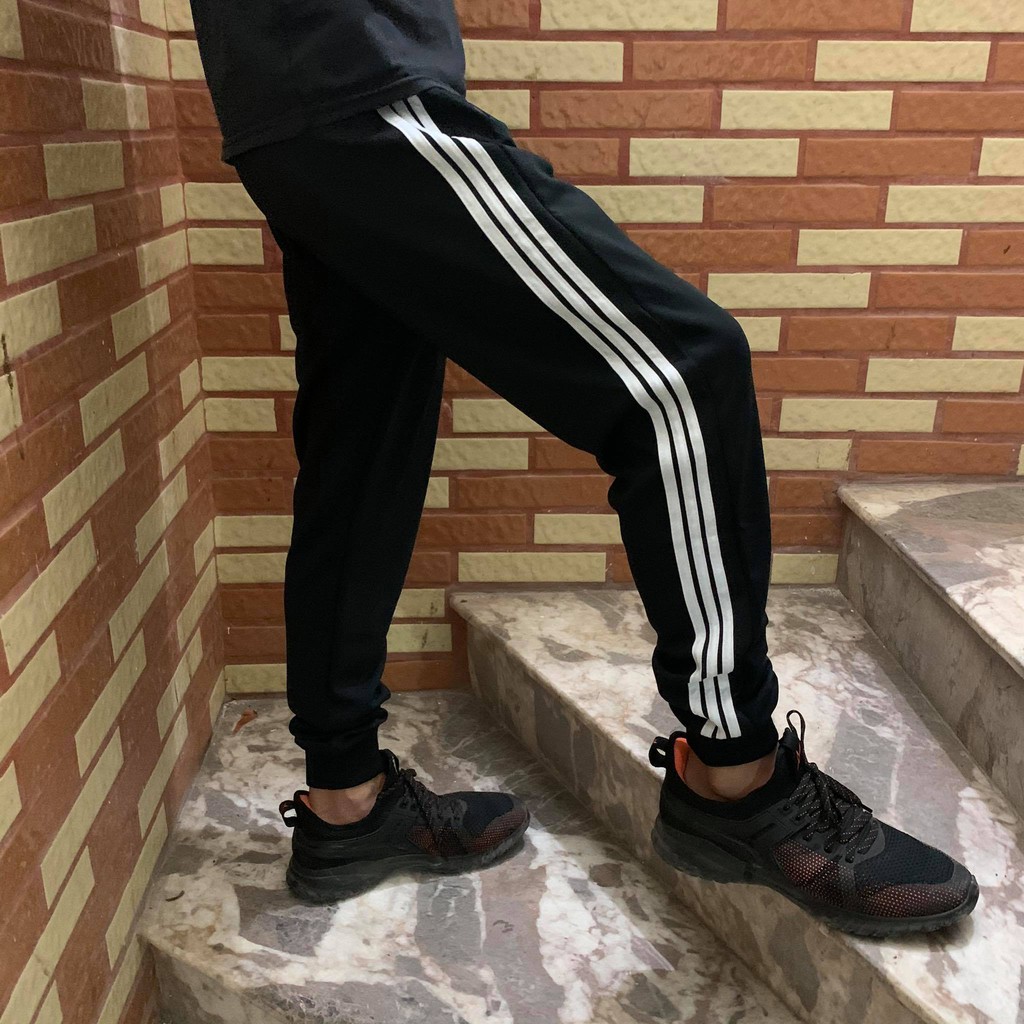 Quần Thể Thao Jogger Nam 3 sọc  Ống Bo Thu Đông Co Giãn  Kiểu Dáng Thể Thao 1stshop | BigBuy360 - bigbuy360.vn