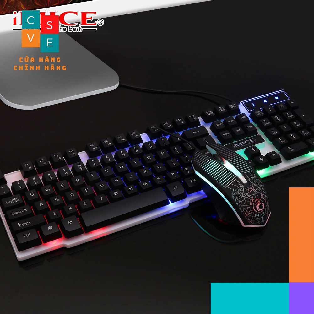 Combo Bàn Phím Chuột Giả Cơ IMICE KM-680 - Bàn Phím Chuột Máy Tính Có Dây Led Chuyên Gaming Chính Hãng | BigBuy360 - bigbuy360.vn