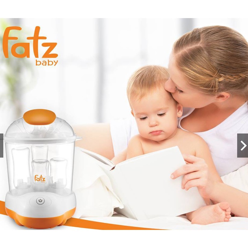 (BH 12 tháng Tặng 1 bình sữa Fatz 180ml) - Máy tiệt trùng bình sữa và sấy khô bình sữa Fatz baby FB4906SL