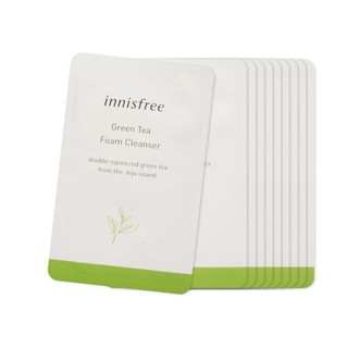 Sample Sữa rửa mặt trà xanh Innisfree Green Tea Foam Cleanser 3ml