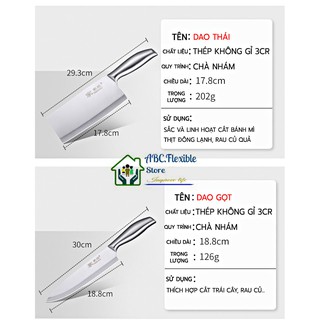 Bộ Dao Nhật 6 món Inox Cao Cấp