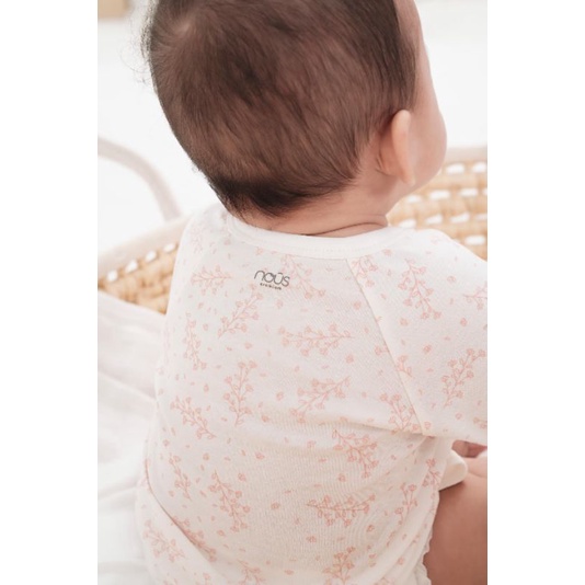 Bộ Bodysuit Nous dài tay cho bé trai, bé gái size 0-3m, 3-6m, 6-9m