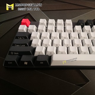 Keycap Retro Trắng - Đen ninja thick pbt cherry profile 108 keys