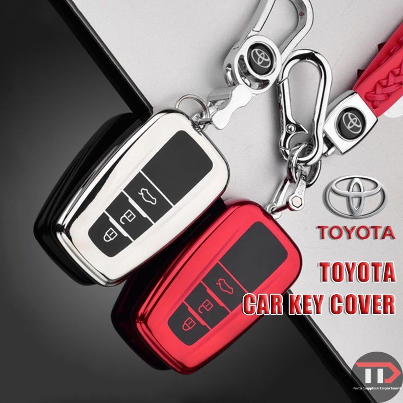 Vỏ TPU Bảo Vệ Chìa Khóa Cho Xe Toyota Prius Camry Corolla C-HR CHR RAV4 Prado 2018