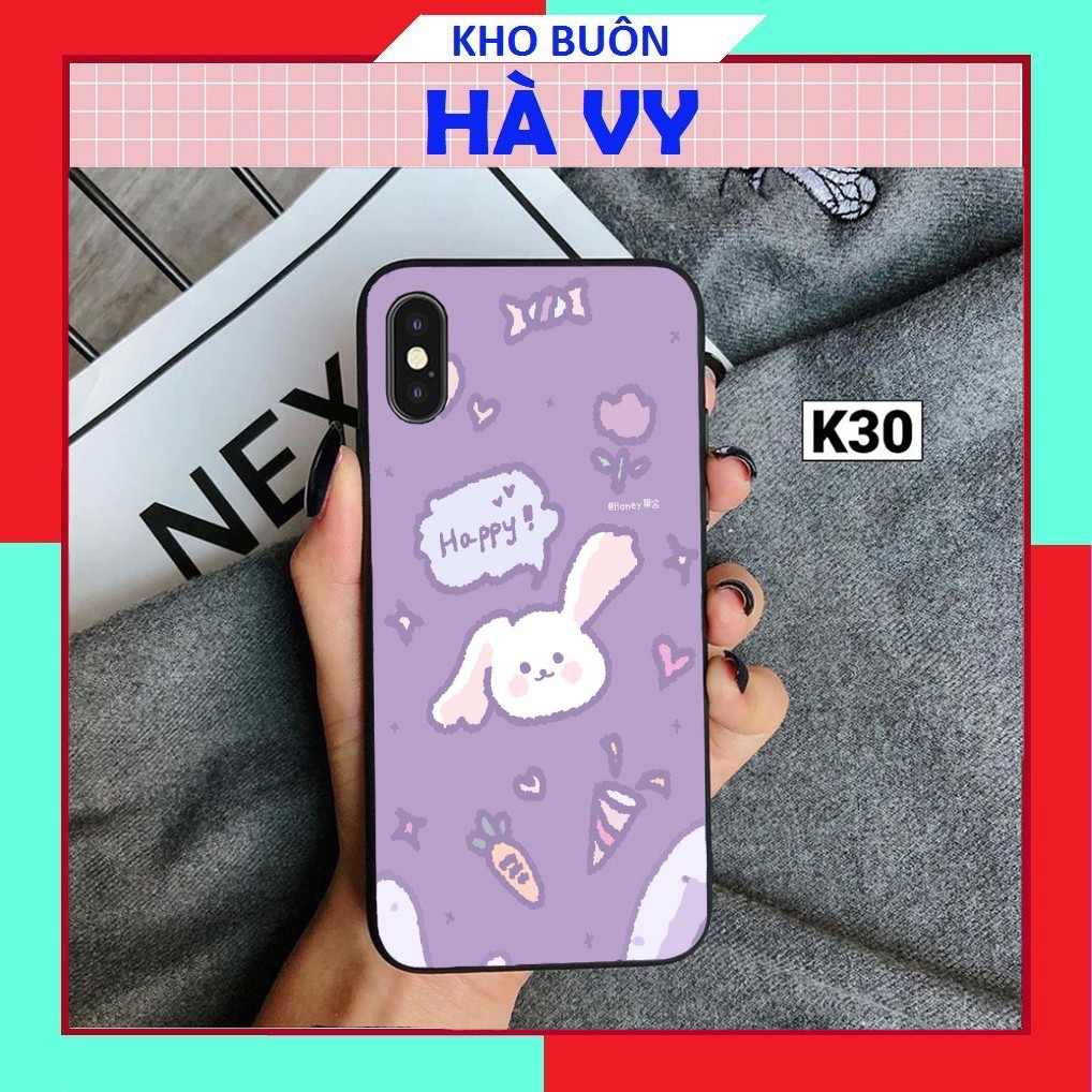 Ốp lưng iphone gấu tím viền dẻo đen lưng cứng 6/6plus/6s/6splus/7/7plus/8/8plus/x/xr/xs/11/12/pro/max/plus/promax