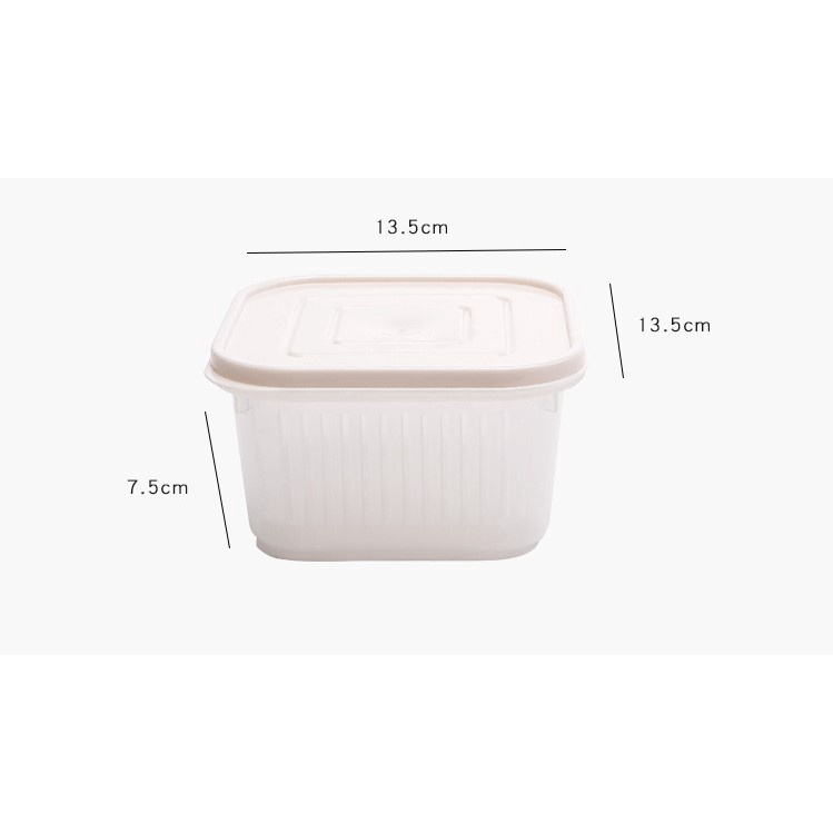 Hộp bảo quản thực phẩm tươi hành lá gừng tỏi ớt trong tủ lạnh tươi lâu #T10-9