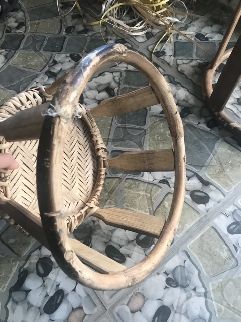 Ghế mây đan thủ công