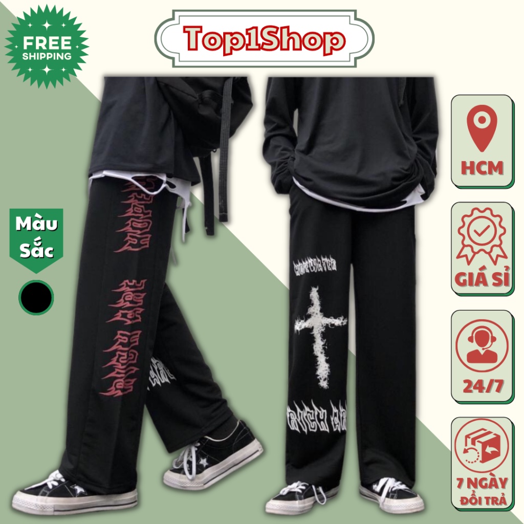 Quần Baggy Unisex, Quần Nỉ Họa Tiết Whale Thời Trang Chất Vải Co Giãn Mềm Mịn, Không Xù Hot Trend Đom Đóm 4 Mùa