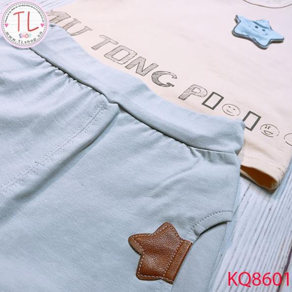 Thời trang trẻ em - Bộ quần áo ngắn tay ngôi sao vui nhộn cho bé cưng - Bộ bé trai - Bộ bé gái