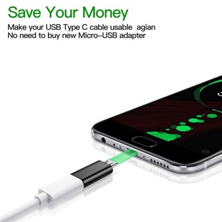 Cáp Chuyển Đổi Mini USB Type C Sang Micro USB Android Cho Điện Thoại Laptop