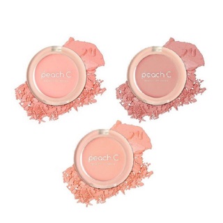 Phấn má hồng Peach C Peach Cotton Blusher 5g