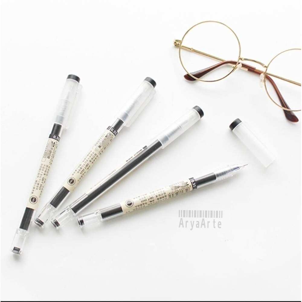 Bút mực gel ngòi 0.35mm tiện dụng chất lượng cao