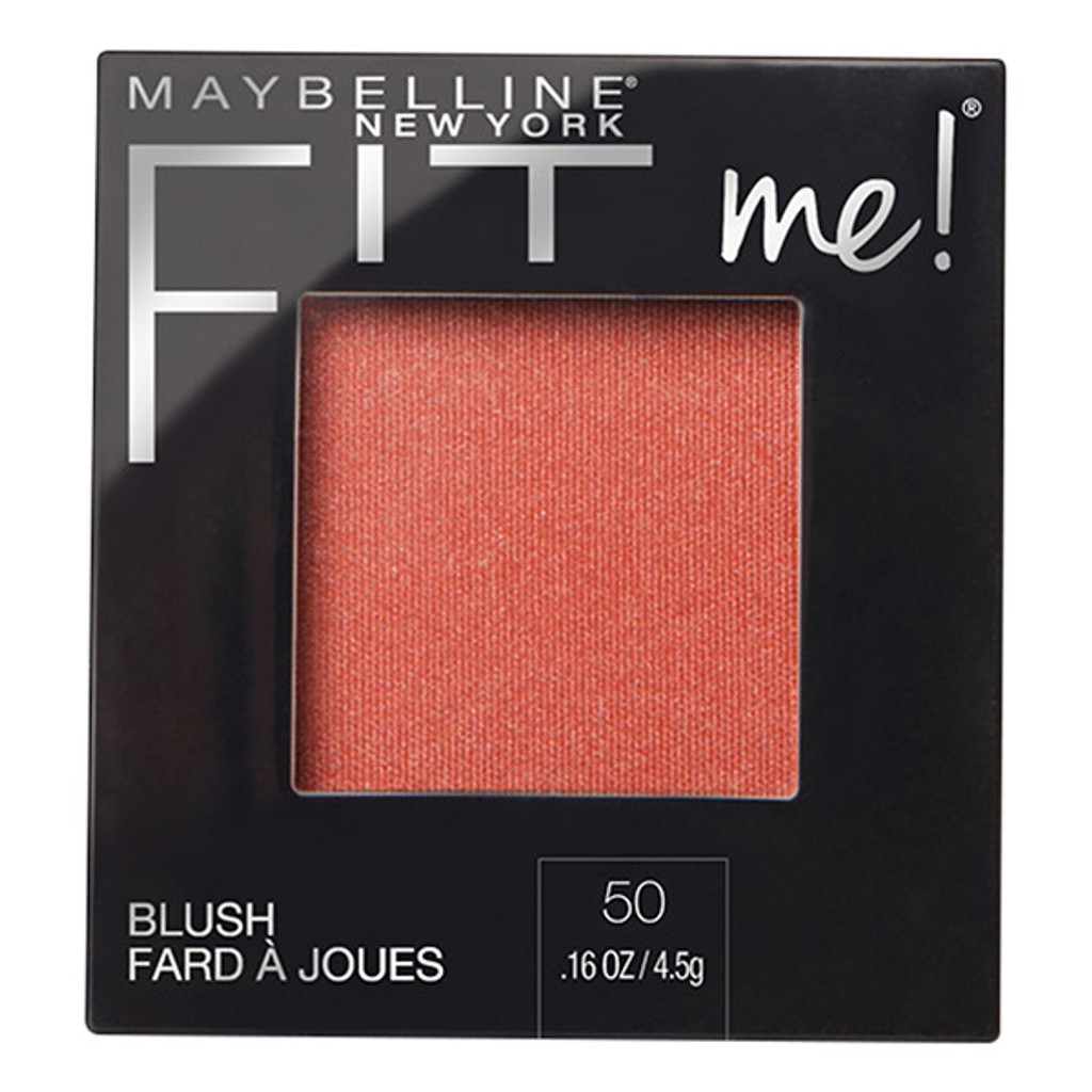 Phấn Má Hồng Mịn Lì Chuẩn Màu Maybelline Fit Me Blush - Màu 50 Wine 4,5g