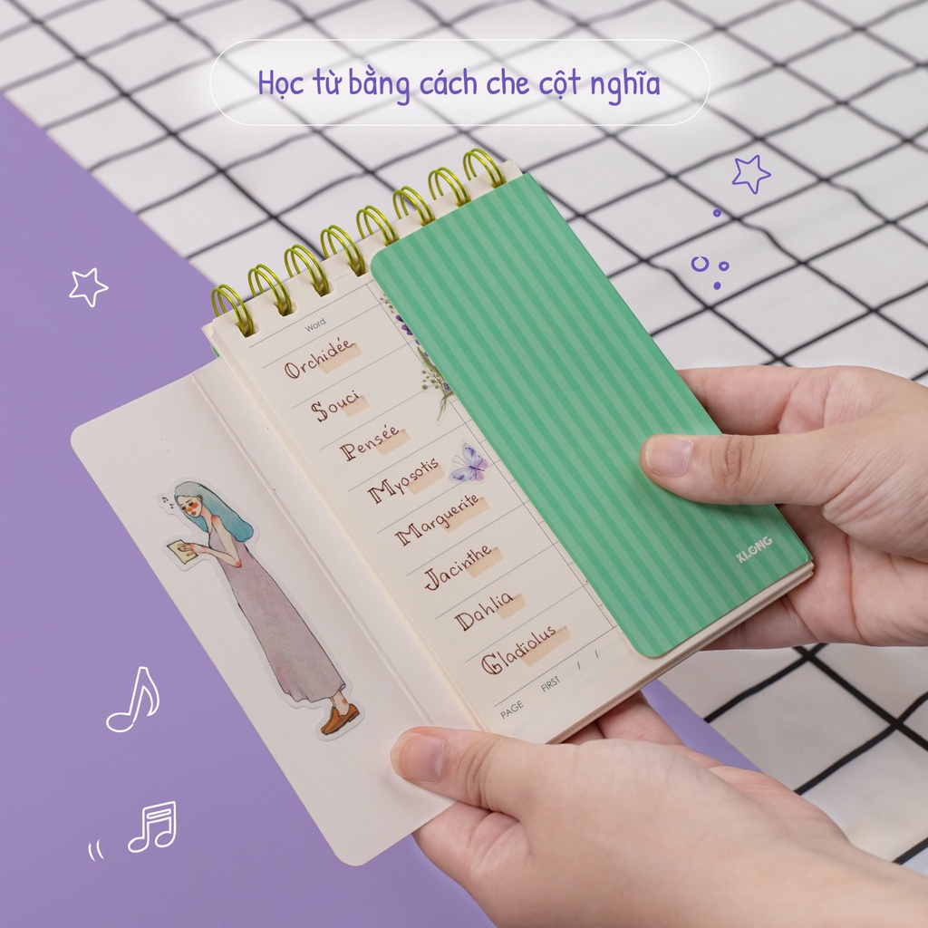 Sổ Học Từ Vựng KLONG Word Study A6 120 trang MS 916