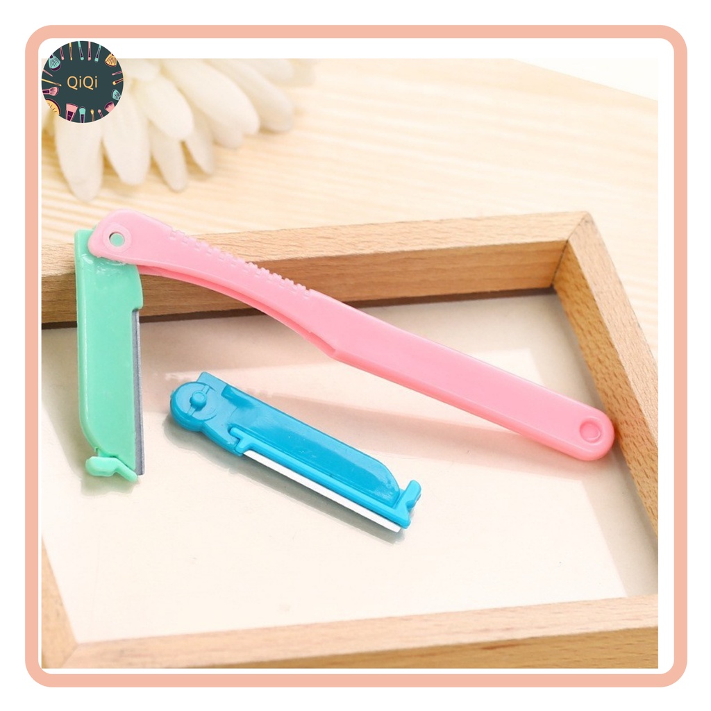 Dao cạo lông mày nhiều màu sắc bén - Dao Cạo Mini Tiện Dụng