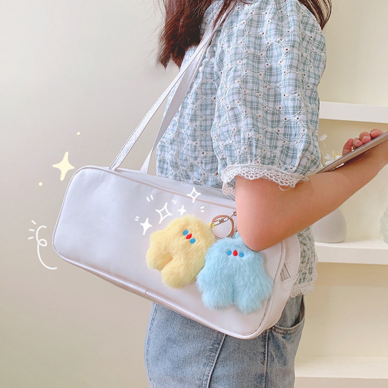 Móc Khóa Nhồi Bông Hình Hoạt Hình Dễ Thương Trang Trí Túi Xách/Điện Thoại