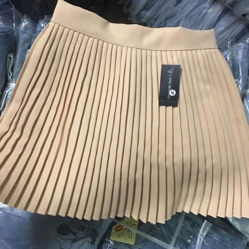 [Hình Thật] Chân váy dập ly 1 tầng có may kèm quần trong | BigBuy360 - bigbuy360.vn