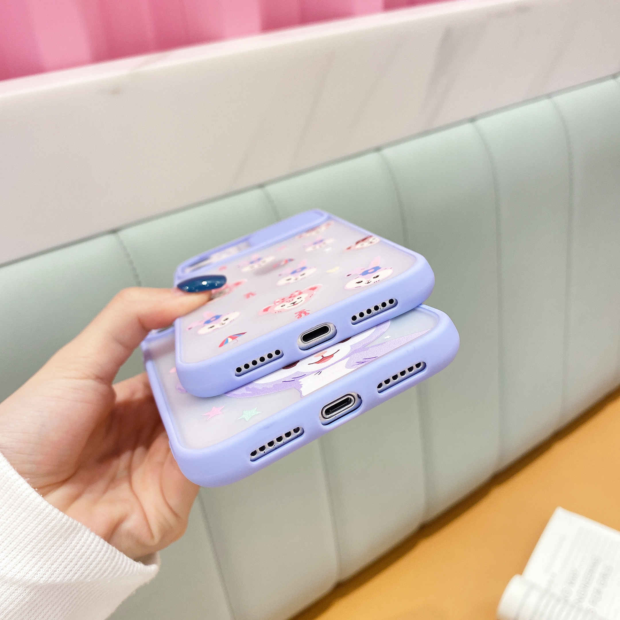 Stella Ốp Điện Thoại Tpu Nhám In Hình Thỏ Hoạt Hình Cho Iphone 12 Pro Max 11 Pro Xs Xr Max 6plus 7plus 8plus | BigBuy360 - bigbuy360.vn