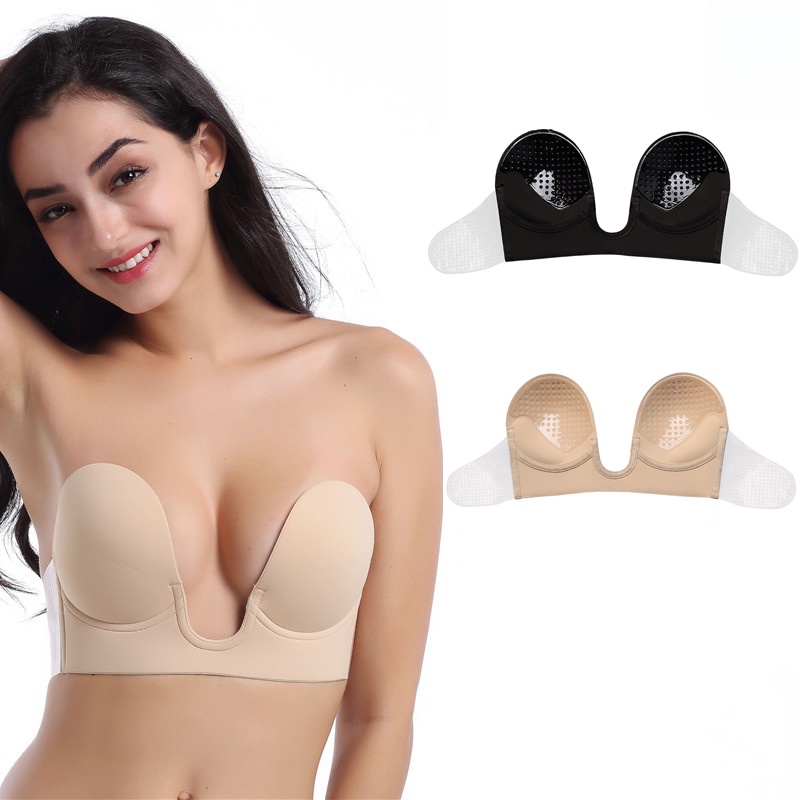 Áo lót LEVAO bằng silicone hình chữ u nâng ngực quyến rũ dành cho nữ