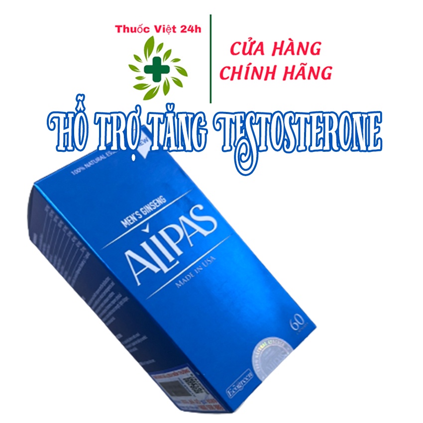 Viên Uống Alipas - Hỗ Trợ Tăng Cường Sức Khỏe Sinh Lý - Hộp 60 viên - TV24H