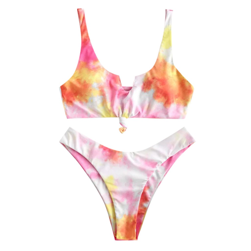 Bộ Bikini Hai Mảnh Cột Dây Cổ Yếm Quyến Rũ Cho Nữ | BigBuy360 - bigbuy360.vn