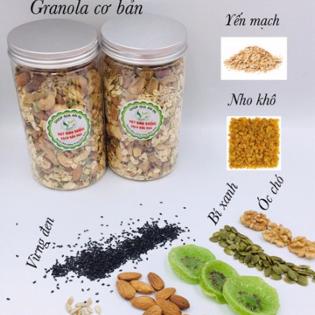 1 KG ngũ cốc nguyên hạt nhà làm