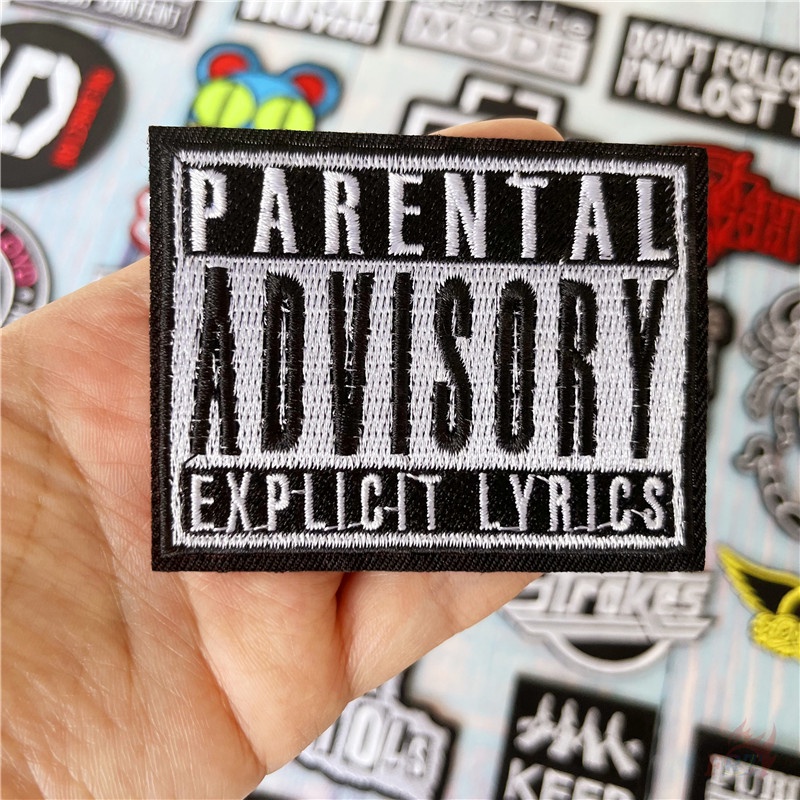 ♚ Miếng Dán Ủi Thêu Hình Ban Nhạc Rock/ Rock/ Rock Công Nghiệp/ Nặng ♚ 1 Miếng Ủi Thêu Hình Người Hâm Mộ