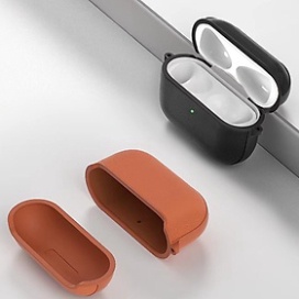 BAO ARIPODS 3 CASE WIWU CALFSKIN GENUINE LEATHER,CHẤT LIỆU DA CAO CẤP - Hàng Chính Hãng