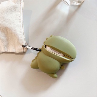 Case airpod 1/2 khủng long xanh