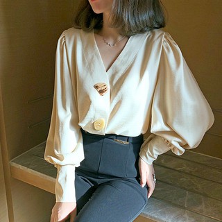 Áo sơ mi công sở tay bồng