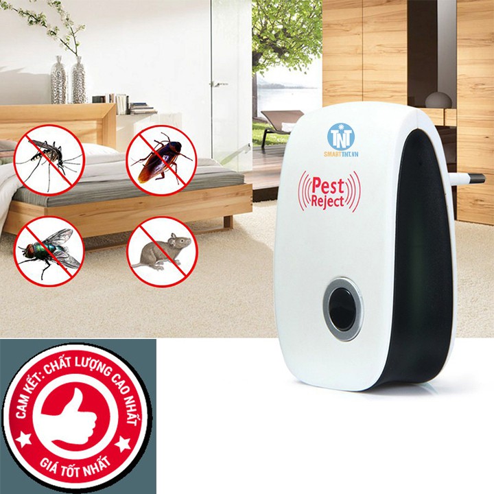 Máy đuổi côn trùng pest reject bằng sóng siêu âm thiết bị đuổi côn trùng