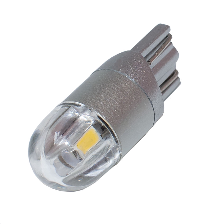 Bộ 4 bóng đèn LED T10 W5W 168 2 bóng 6000k 12v DC sáng trắng cho xe hơi
